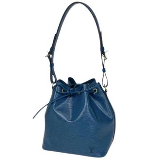 Louis Vuitton Pre-owned Bucket Bags, female, Blue, Size: ONE SIZE Pre-owned Vintage Epi Shoulder Bag