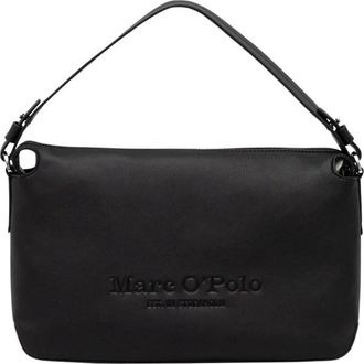Marc O'Polo Valli M - Dames - Schoudertassen - Zwart - ONE Size - Leer - Tassen
