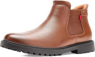 Marc Joseph New York Hudson Yards 2.0 (Hands Free Technology) Mens Boots Cognac Faux Leather : 10.5 M, Synthetic