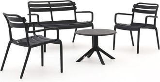 Forza Furniture Forza Vico/Rieti &oslash;60 stoel-bank loungeset 4-delig