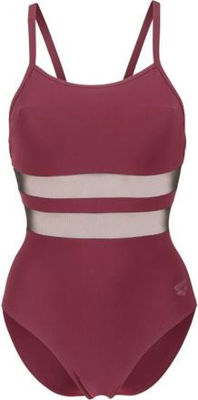 Arena Mesh Equals Swimsuit Back B Badeanzug f&uuml;r Damen | rot