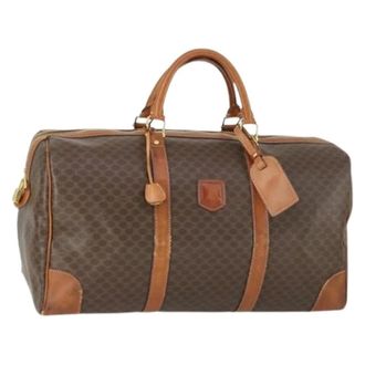 Celine Pre-owned Weekend Bags, female, Brown, Size: ONE SIZE Pre-owned Plastic Weekend Bag