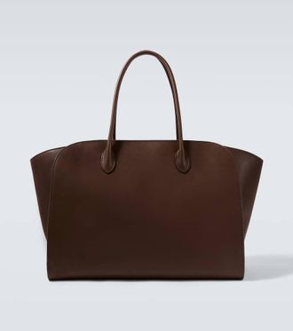 The Row Marlo 17 leather tote bag
