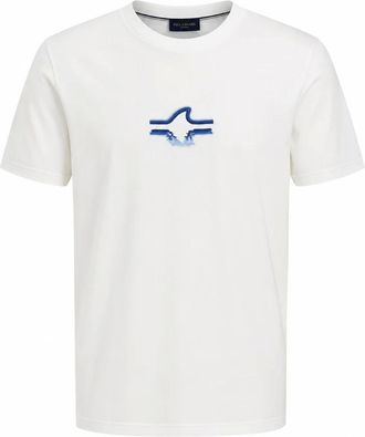 Paul & Shark T-shirt girocollo ricamato - - Tops - Uomo - Bianco - XL
