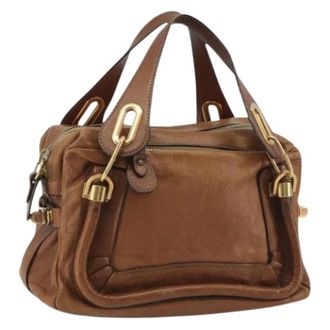 Chlo&eacute; Pre-owned Handbag - Dames - Pre-owned - Bruin - Maat: ONE Size Leer