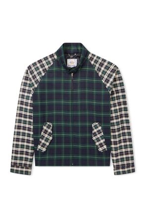 Golden Bear Sportswear The Beachmont Checked Cotton Bomber Jacket