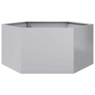 vidaXL Vidaxl - Jardinera Hexagonal Acero Galvanizado 104x90x45 Cm