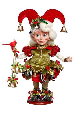 Mark Roberts Holly Belle Elf On Base, Medium in Red at Nordstrom