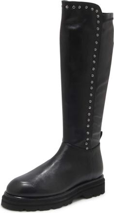 Gio+ Mia 16A Combi - Dames - Hoge Laarzen - Zwart - 37 EU - Leer - Schoenen