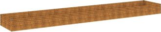 vidaXL Jardinera Acero Corten 579x100x36 Cm Vidaxl