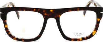 David Beckham DB7052 Tortoiseshell Acetate Eyeglasses - Brown