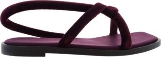 Ferragamo Ferragamo Floriane Knotted Strap Flat Sandals, Size 7 C