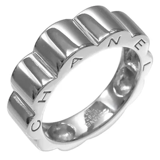 Chanel White Gold (18K) Band Ring (Pre-Owned)