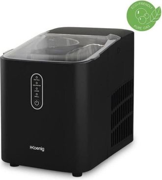 H.Koenig Hkoenig - M&aacute;quina De Cubitos De Hielo Kub14 - 12 Kg - 1l - 120 W - Negro