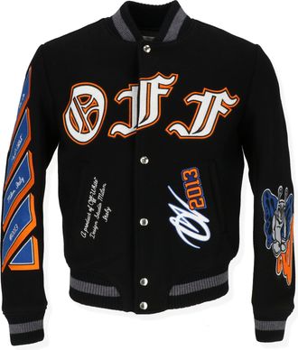 Off-white Off White Mens Black Multi Outerwear