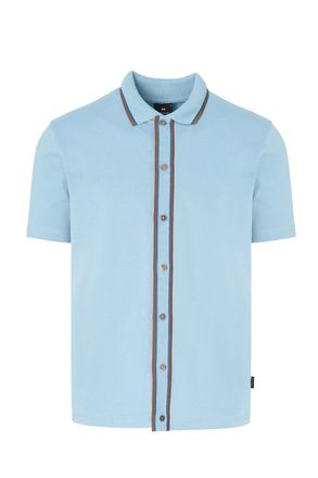 Paul Smith PS BUTTON THRU POLO Size: XXL, colour: BLUE