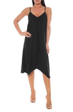 Bebe V-Neck Tank Dress in Black at Nordstrom Rack, Size X-Small