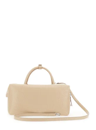 Max Mara Womens Handbag Holdall White Leather Lamb Handbags Hand Bags