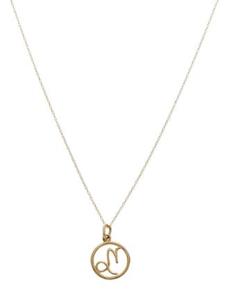 Italian Gold, Inc 10K Capricorn Zodiac Pendant Necklace