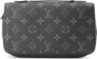 Louis Vuitton Black Monogram Eclipse Monogram Eclipse Long Wallet (Bi-Fold) (Pre-Owned)