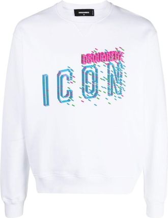 Dsquared2 White Logo Sweatshirt