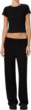 &Eacute;terne Lounge Relaxed Pant In Black