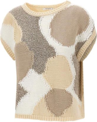 KANGRA Mujer, Jerseys, Beige, Talla: S