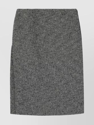 Gucci textured wool midi pencil skirt