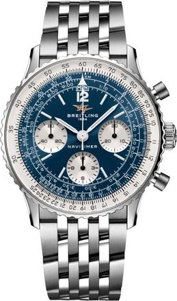 Breitling Navitimer Chronograph Hand Wind Blue Dial Mens Watch AB0950211C1A1