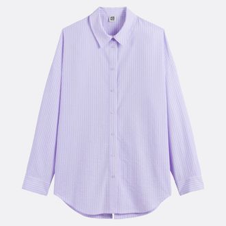 La Redoute Collections Gestreept hemd met bandjes op de rug