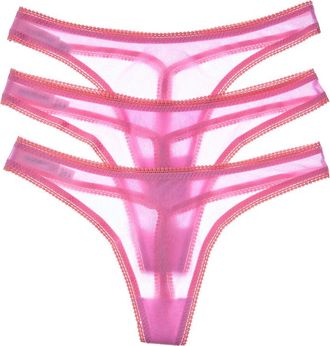 OnGossamer Ongossamer 3Pk Hip-G Thong