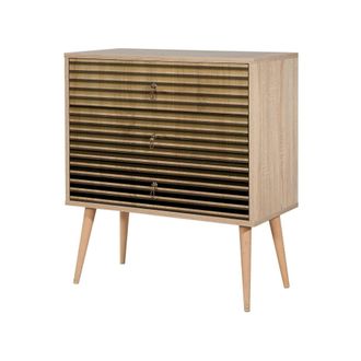 Dmora Cajonera Dparigin, C&oacute;moda Multiusos, C&oacute;moda De Dormitorio, Gabinete Con Cajones, 80x40h90 Cm, Roble - Dmora