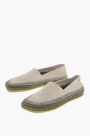 Loewe PAULAS Suede Espadrilles with Rubber Sole size 40