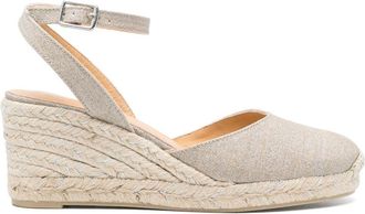 Castaner 80 mm Cybil espadrilles - Zilver