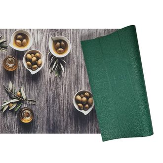 WohnDirect Wohndirect Mantel Individual Olivio - 1 Unidad 50x1000 Cm, Verde
