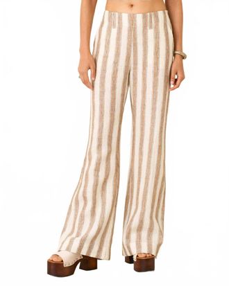 Alix of Bohemia Charlie Stripe Pant In Desert