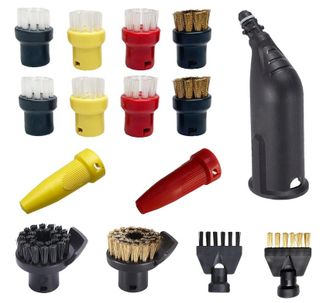 OEM Adecuado Para Las Fregonas De Vapor Karcher Sc1, Sc2, Sc4 Y Sc5: Funda Abrasiva Para La Fregona, Pa&ntilde;o De Nailon Y Cepillo De Cobre - Kit De Accesorios