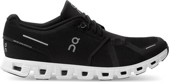 On Mens Cloud 5 Running Shoe In Black/white