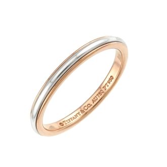 Tiffany & Co. Pink Gold (18K) Platinum 950 Band Ring (Pre-Owned)