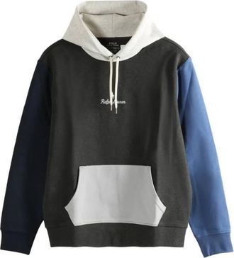 Polo Ralph Lauren Color-Blocked Double-Knit Hoodie, Size X-Small