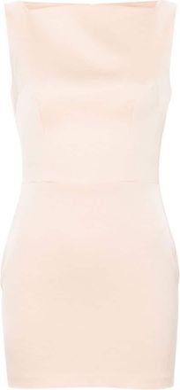 Alex Perry draped satin mini dress - women - Acetate/Polyester - 8 - Pink