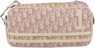 Dior Pre-owned Cross Body Bags, female, Pink, Size: ONE SIZE Pre-owned Vintage crossbody bag