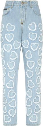 Philipp Plein Dames, Jeans, Blauw, Maat: W28 Denim