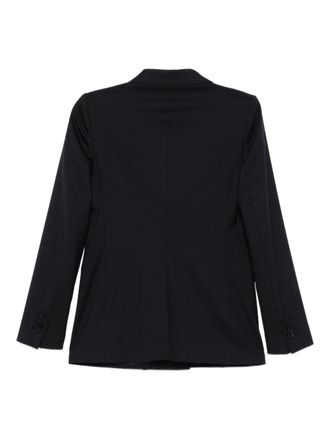Tagliatore Wool Blend Double-Breasted Pant Suit - Black