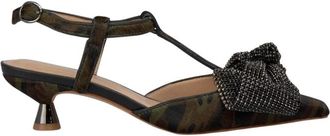 Alma En Pena Mini strik hak schoen - Dames - Pumps - Groen - 36 EU - Schoenen