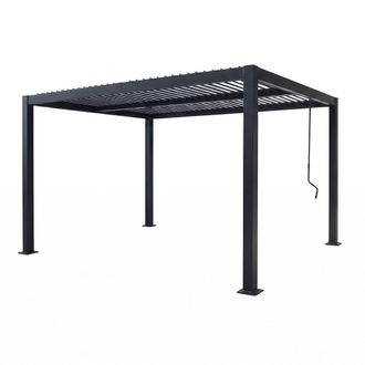 Concept Usine Estructura de p&eacute;rgola bioclim&aacute;tica de aluminio con tablas ajustables 4