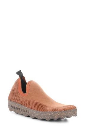 FLY London Clip Slip-On Sneaker in 007 Chestnut Recycled Knitt at Nordstrom Rack, Size 10-10.5Us / 41Eu