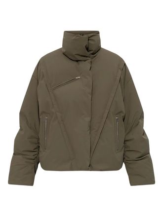 Iro Lisanna down jacket - women - Polyester/Duck Down/Duck Feathers - 36 - Green