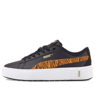 Puma (WMNS) PUMA Mash Platform Black White Orange 383877-01