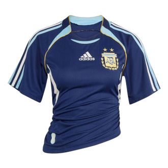 adidas (WMNS) adidas Argentina Reconstructed Bringback Jersey Asia Sizing Dark Blue KE2289
